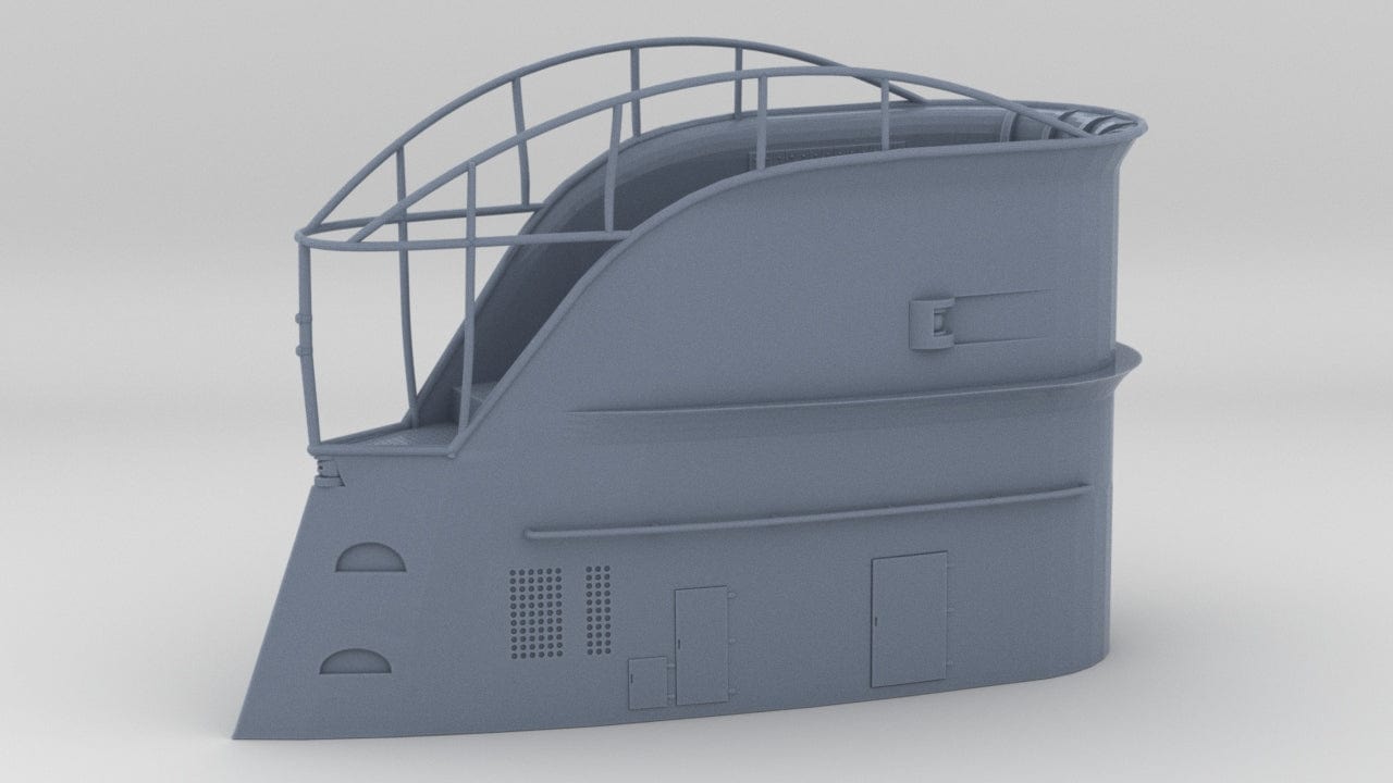 1/72 DKM U-Boot II/D Conning Tower - distefan 3d print