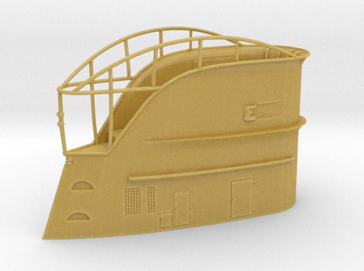 1/72 DKM U-Boot type IID conning tower - distefan 3d print