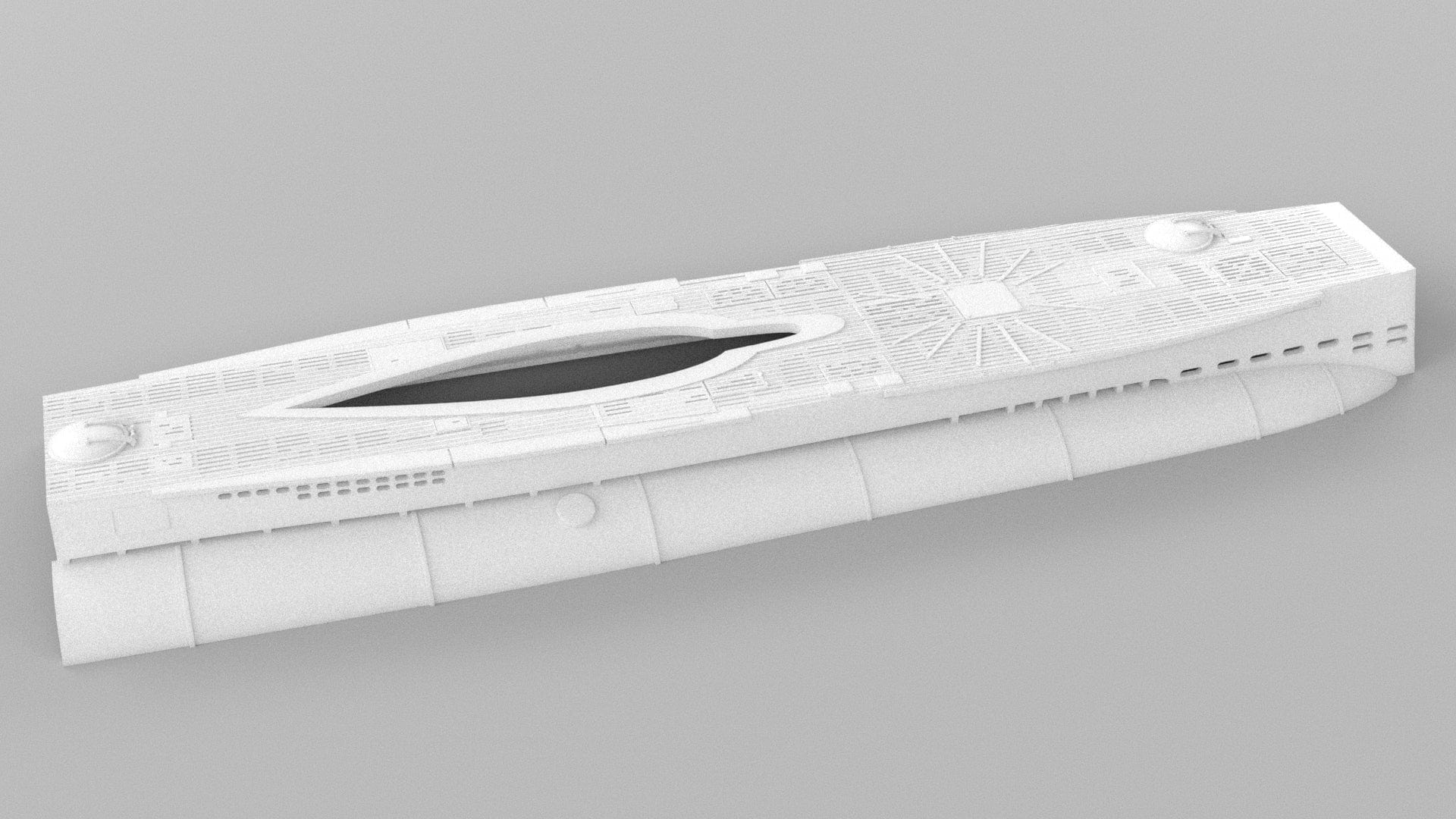 Supercharge Your U-Boot: 1/72 DKM U-boot VII/C Hull Upper Deck Waterline (Choose Your Material)