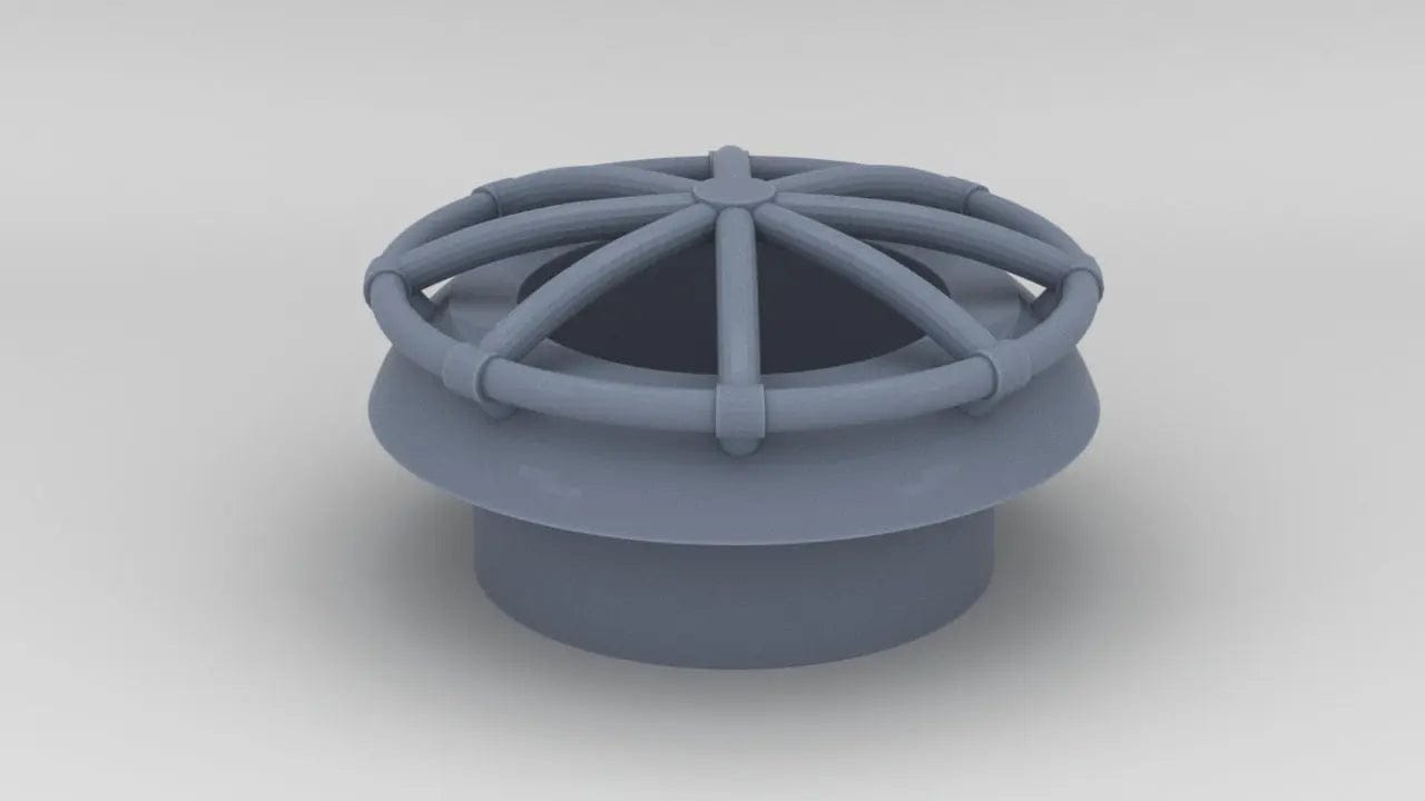 1/72 DKM Vorpostenboot Funnel Cap - distefan 3d print