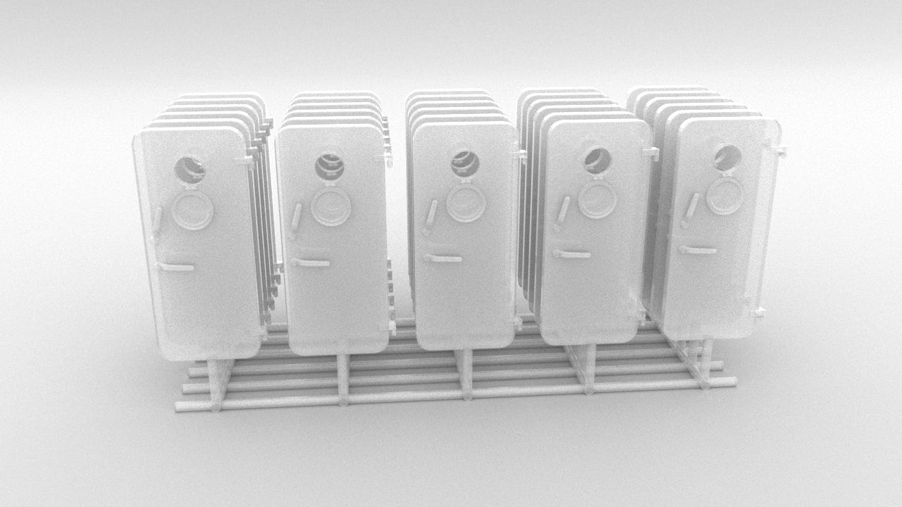 1/72 DKM Watertight Doors Set 30pcs Manuevo