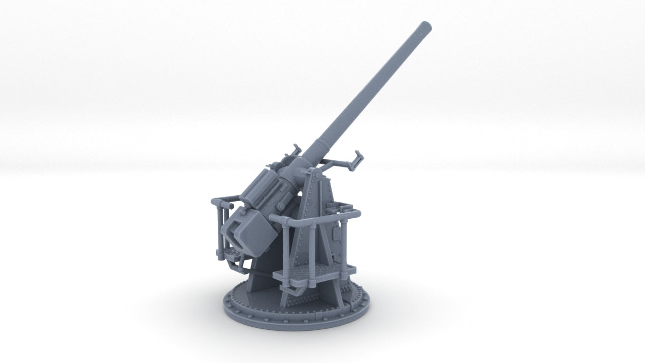 1/72 HMS 12-pdr 3"/45 (76.2 cm) 20 CWT Elevated Gun Resin3Dinteractive