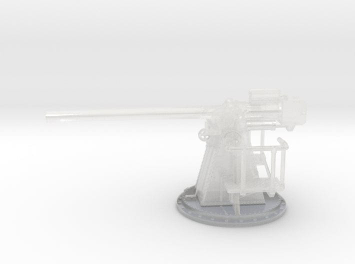 1/72 HMS 12 Pdr 3''/45 Cal Gun - Distefan 3d Print