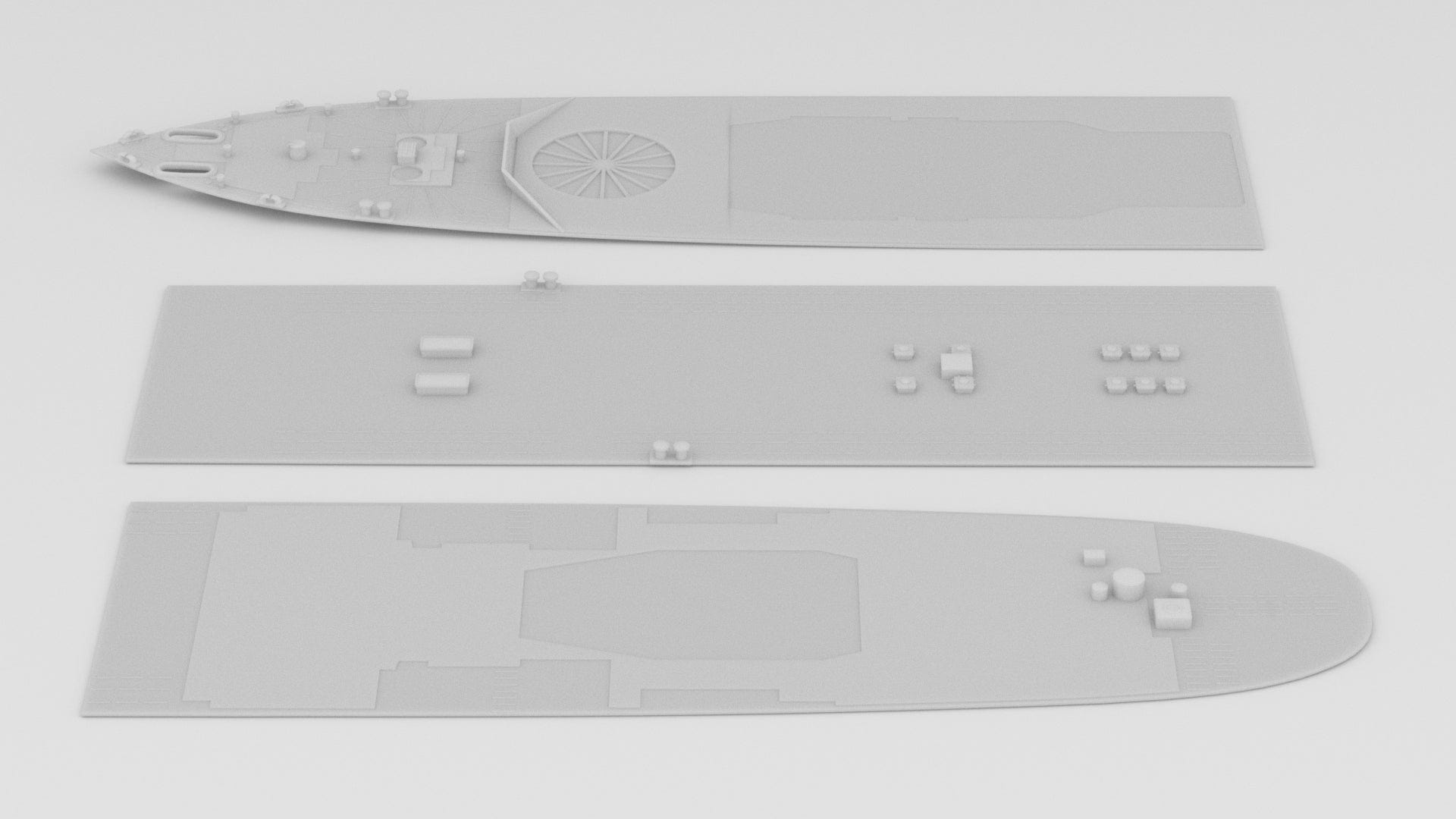 1/72 HMS Garland Hull Deck Set - distefan 3d print