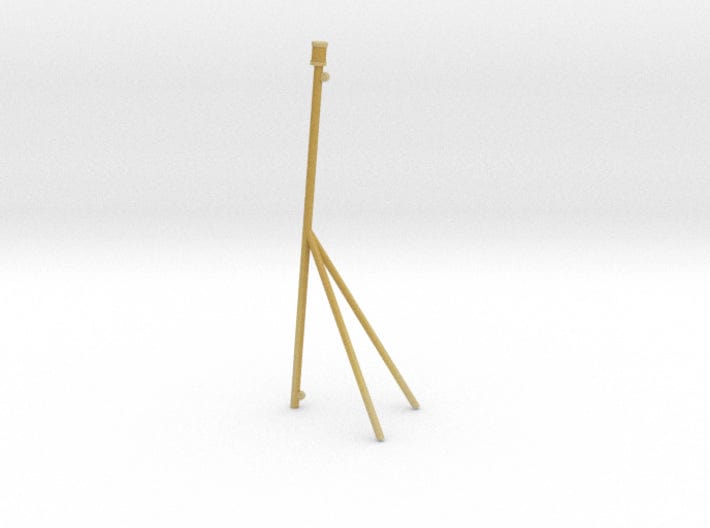 1/72 HMS Garland rear flag mast - distefan 3d print