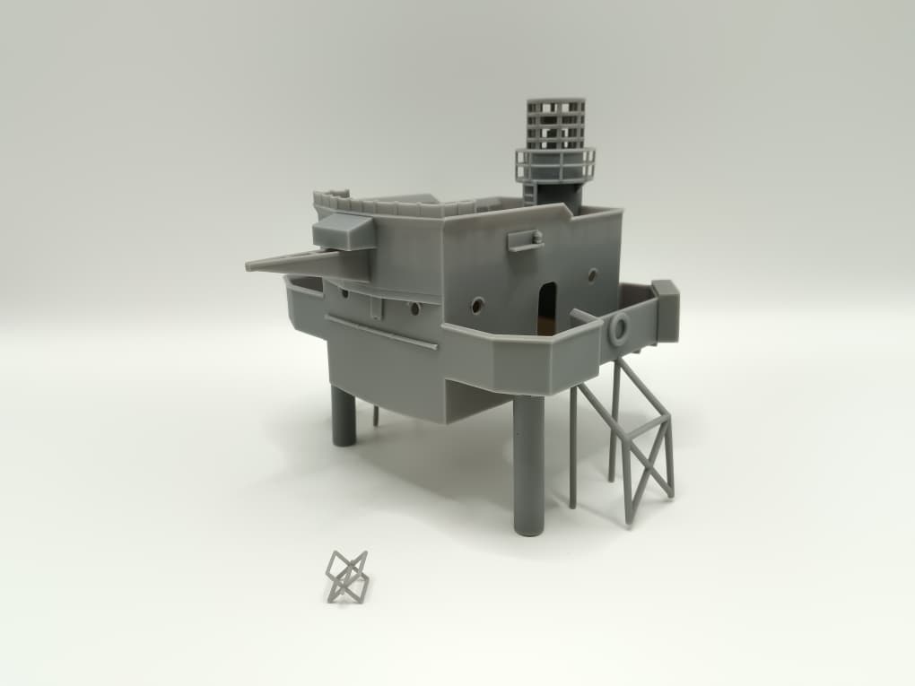 1/72 HMS Garland Superstructure Bridge Protosoon