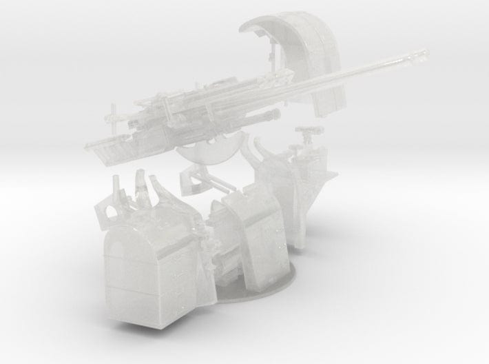 1/72 IJN 12.7 cm/40 (5") Type 89 mount Kit - distefan 3d print
