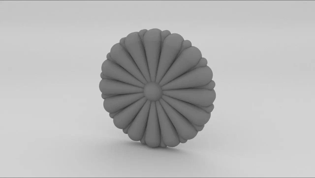 1/72 IJN Gold Chrysanthemum - distefan 3d print
