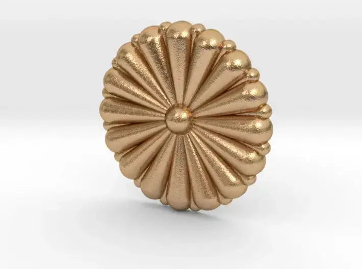 1/72 IJN Gold chrysanthemum - distefan 3d print