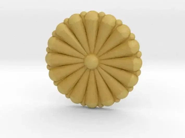 1/72 IJN Gold chrysanthemum - distefan 3d print