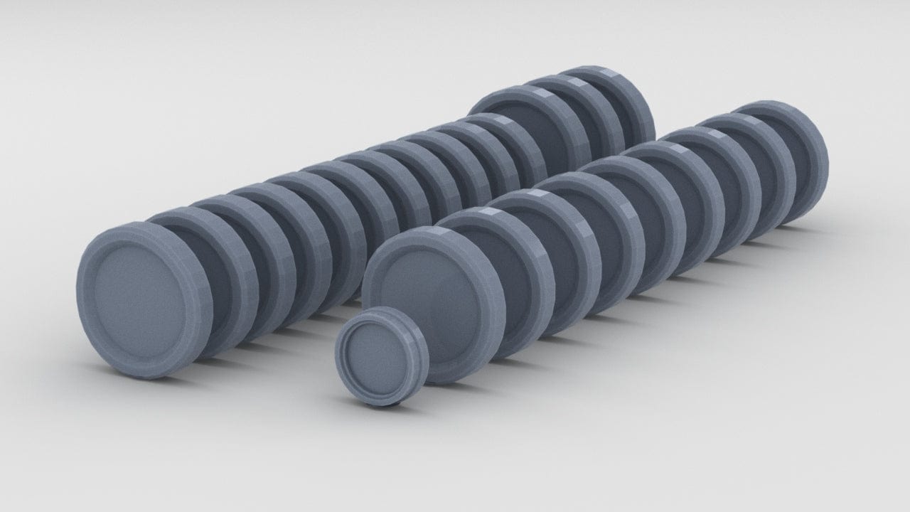 1/72 IJN Kagero Command Bridge Porthole Set (24 pcs) - distefan 3d print