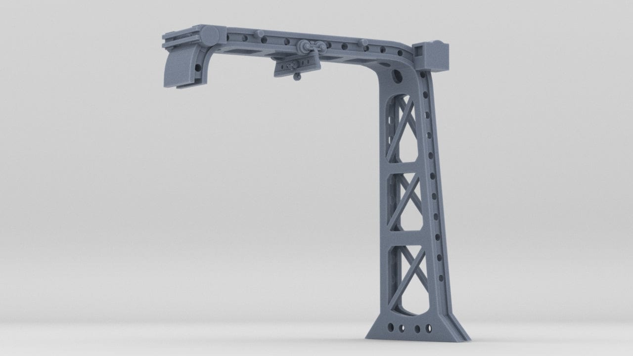 1/72 IJN Kagero Forward Torpedo Crane Port - distefan 3d print