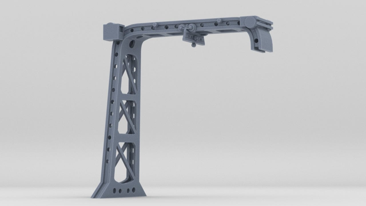 1/72 IJN Kagero Forward Torpedo Crane Starboard - distefan 3d print