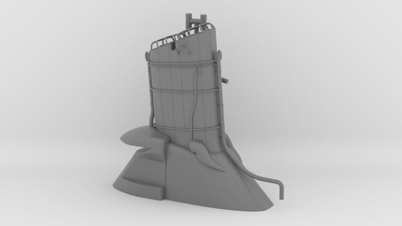 1/72 IJN Kagero Funnel 1 - distefan 3d print