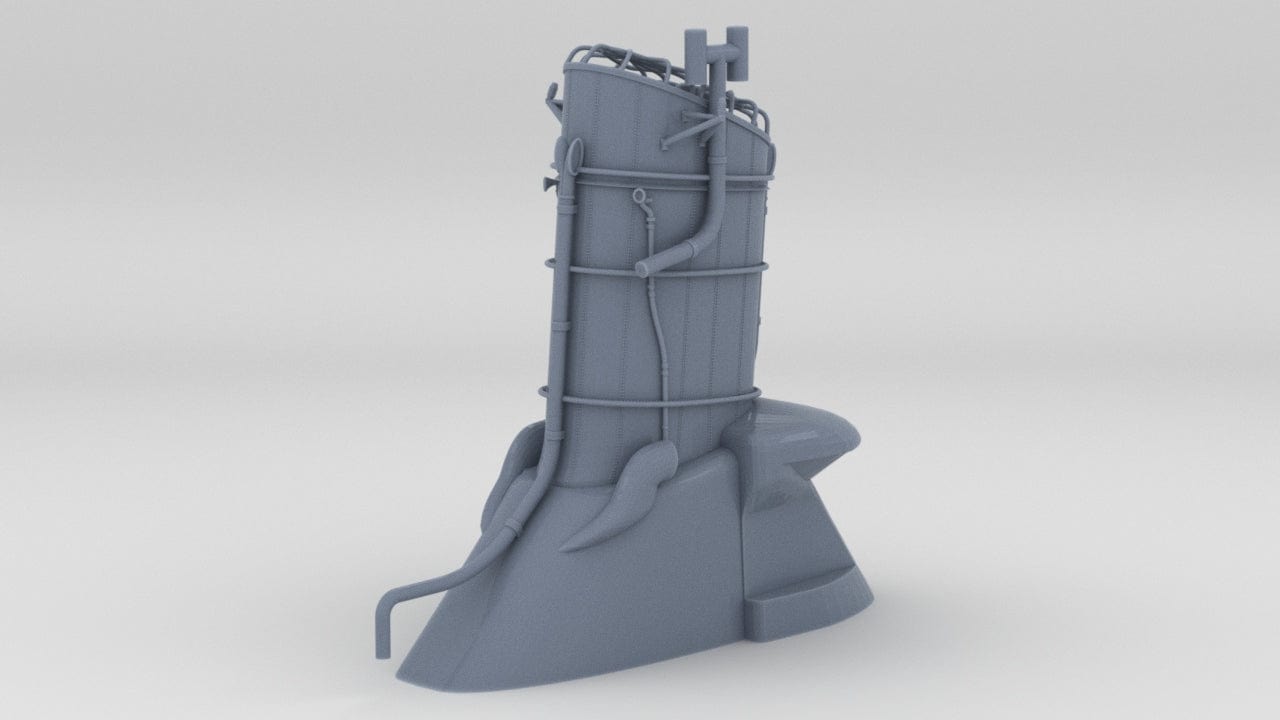 1/72 IJN Kagero Funnel 1 - distefan 3d print