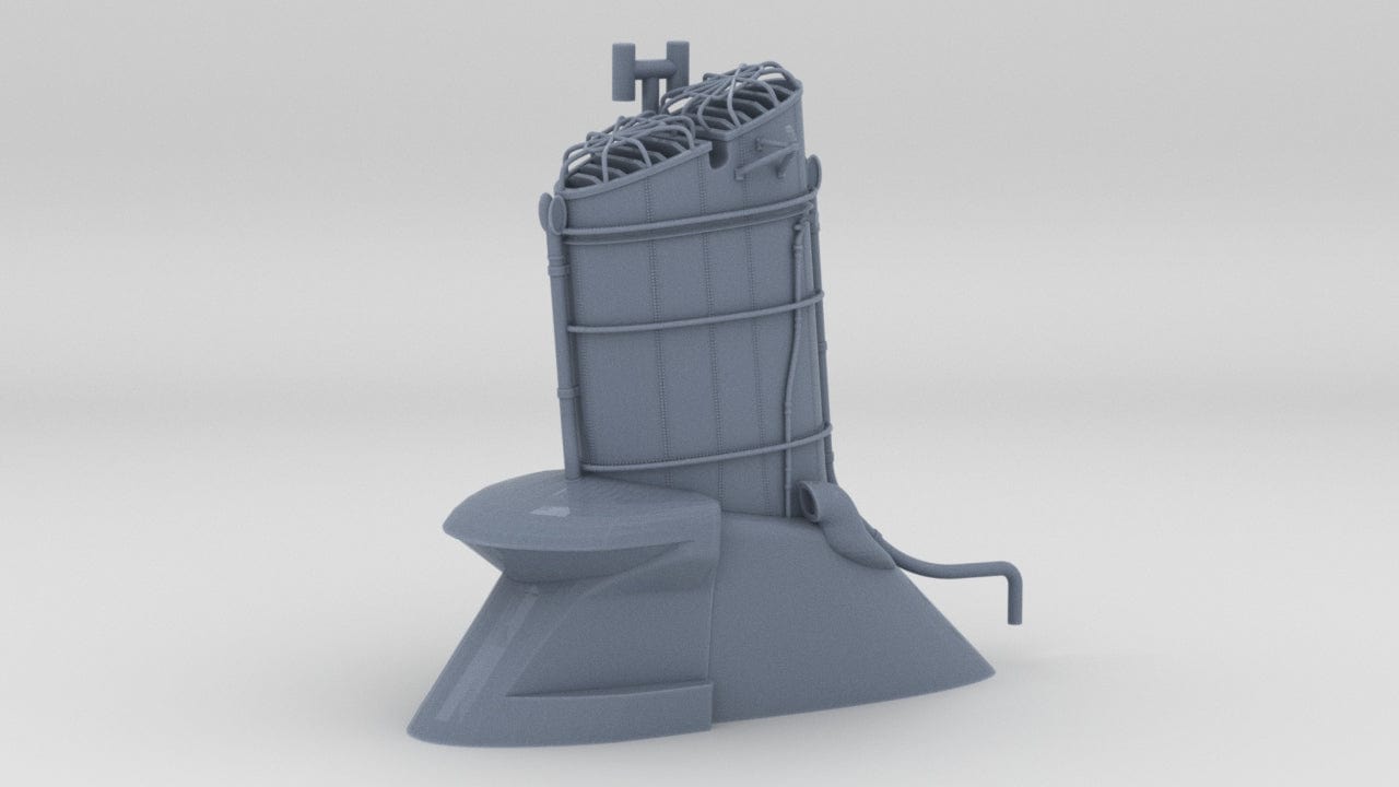 1/72 IJN Kagero Funnel 1 - distefan 3d print
