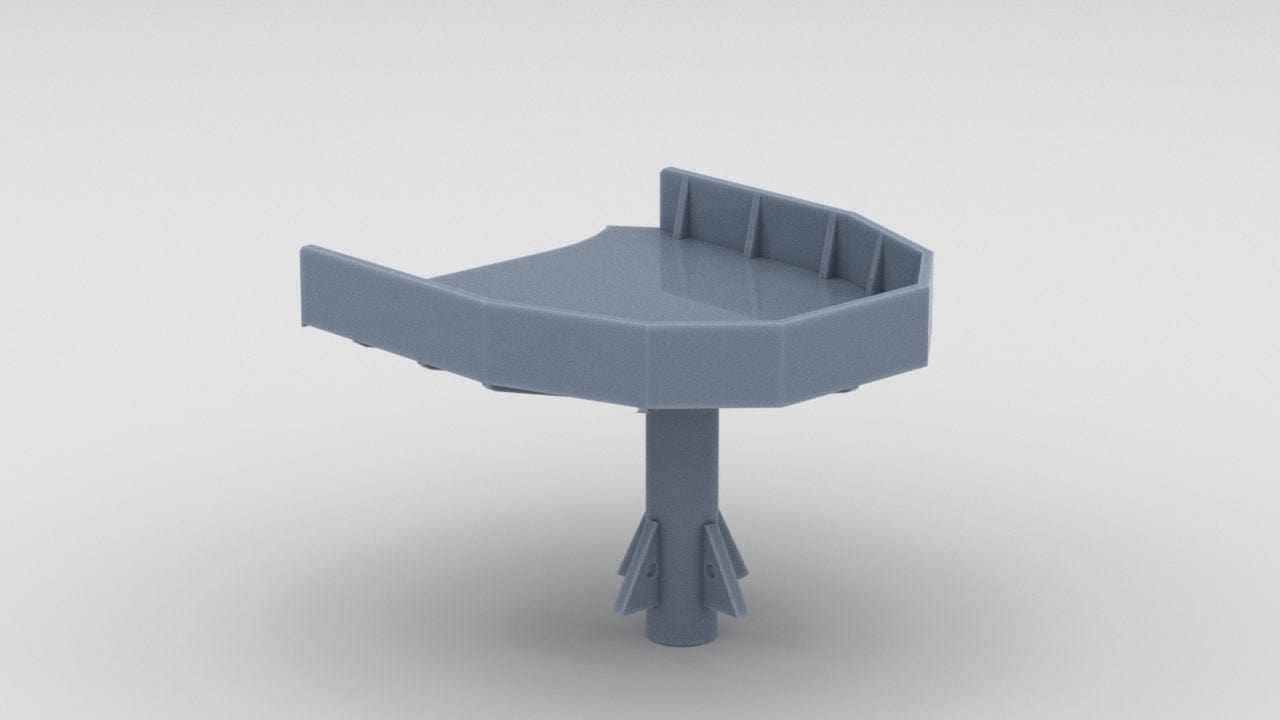 1/72 IJN Kagero Platform for Type 96 25mm AA Weapons - distefan 3d print