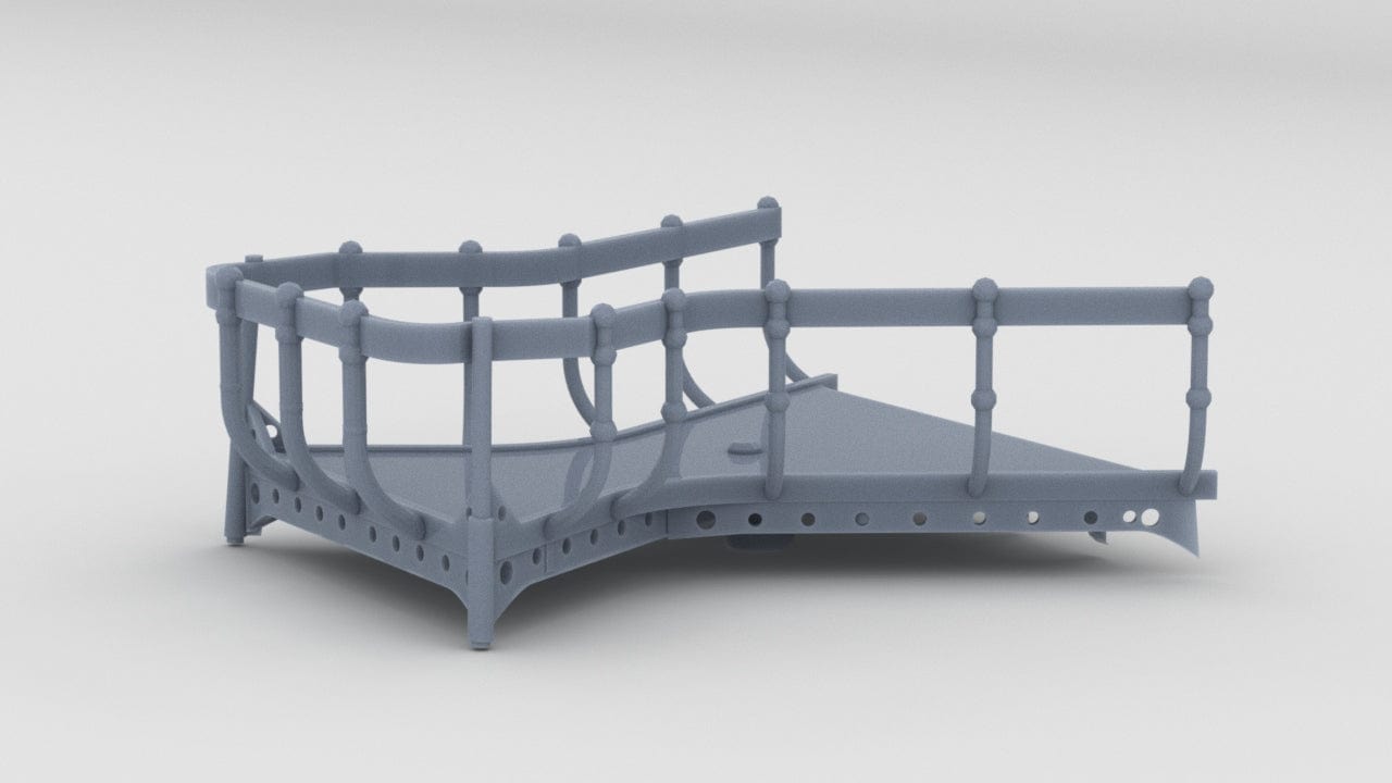 1/72 IJN Kagero Platform Signal Deck - distefan 3d print