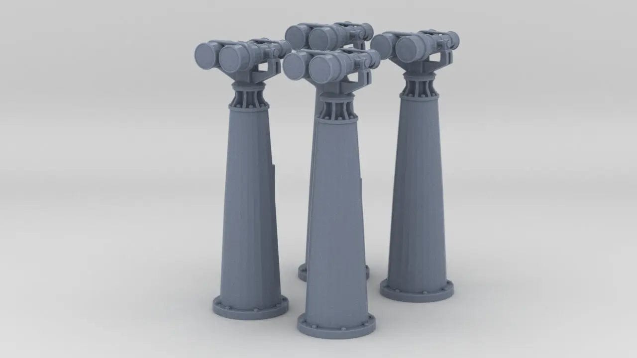 1/72 IJN Typical Binocular Mounting Set (4pcs) - distefan 3d print