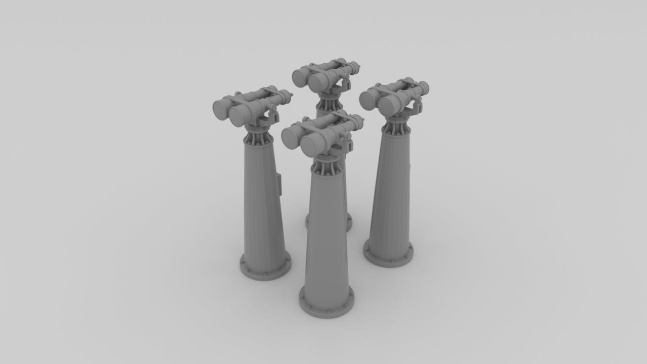 1/72 IJN Typical Binocular Mounting Set 4pcs - distefan 3d print