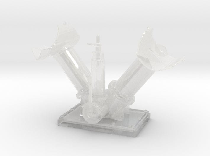 1/72 IJN Y depth charge launchers - distefan 3d print