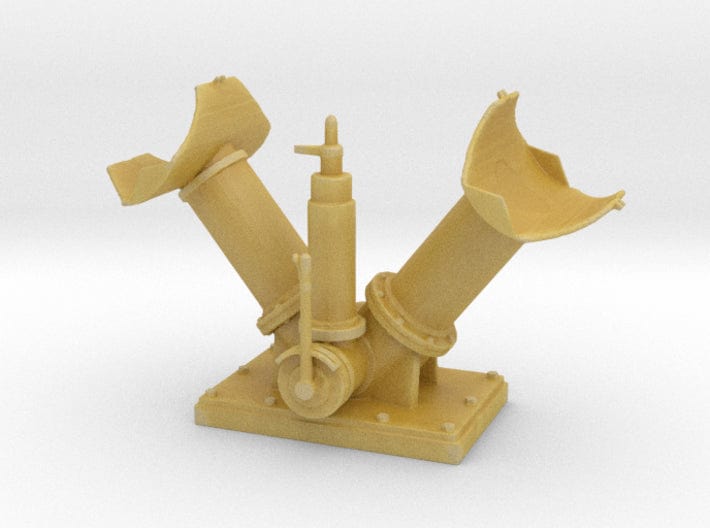 1/72 IJN Y depth charge launchers (loaded) - distefan 3d print