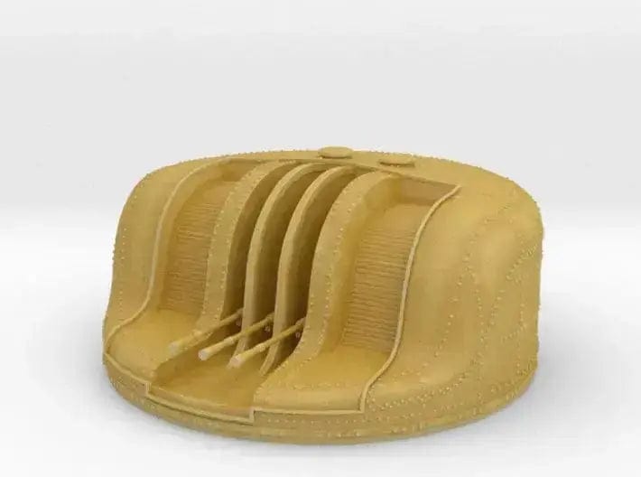 1/72 IJN Yamato 25mm type 96 AA turret shielded - distefan 3d print