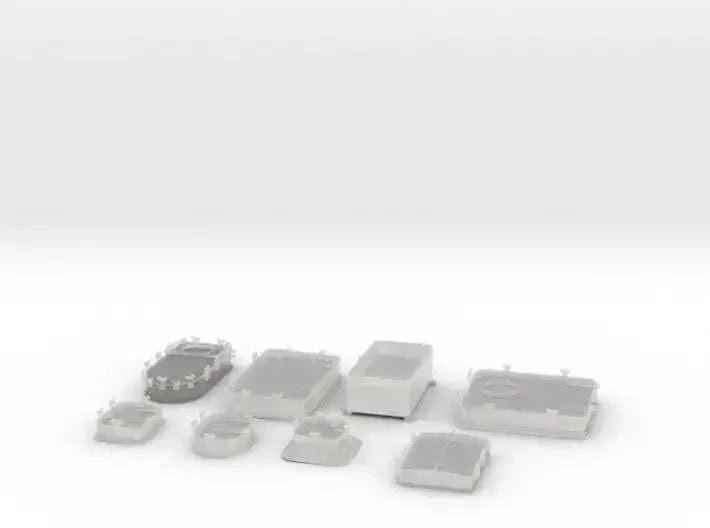 1/72 IJN Yamato Deck Hatches Set x8 - distefan 3d print