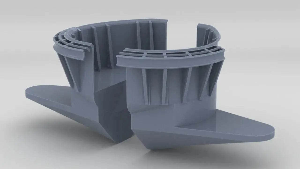 1/72 IJN Yamato Signal Platform Set (2pcs) - distefan 3d print