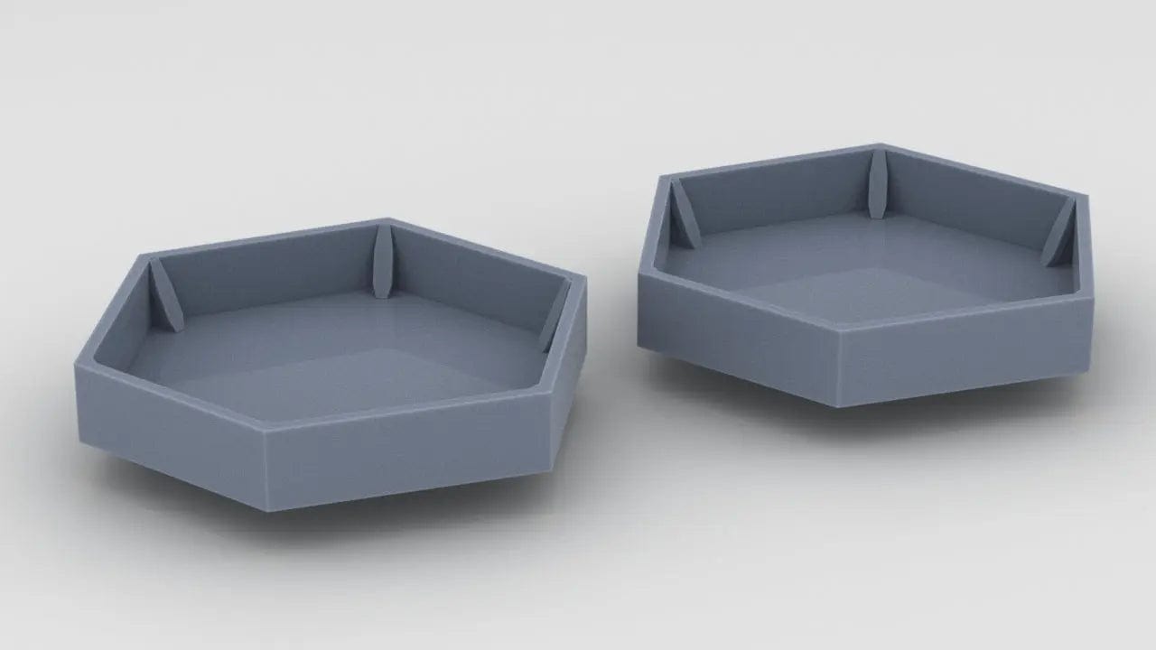 1/72 IJN Yamato Tubs for 46cm Type 94 Turrets Set (2pcs) - distefan 3d print