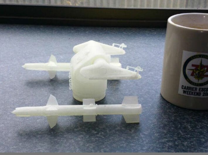 1/72 MK12 RIM-8 Talos Missiles Kit (Distefan 3D Print) - Upgrade Your Ship Model