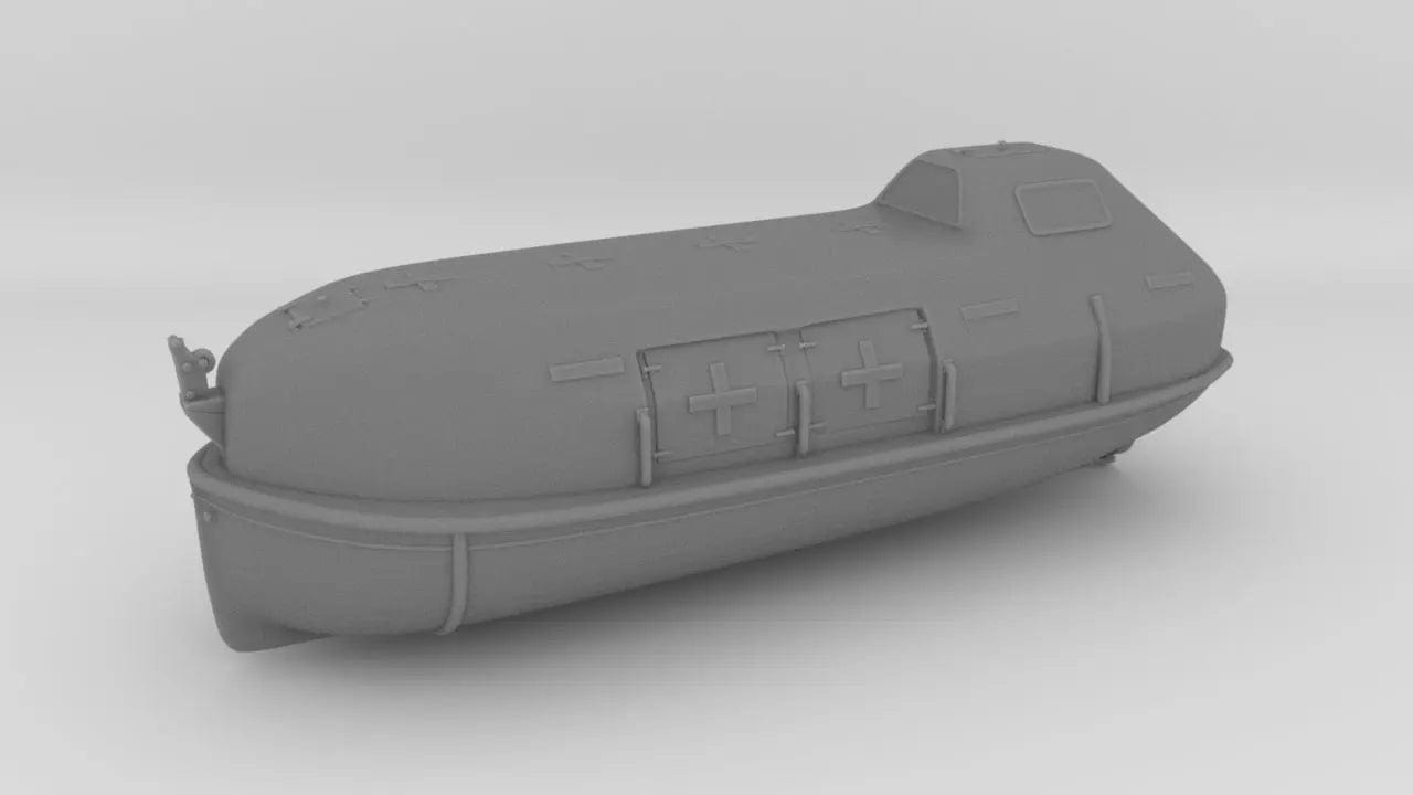 1/72 MS Bremen Smaller Lifeboat - distefan 3d print