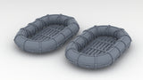 1/72 RN 6ft x 4ft Carley Floats Set (2pcs)