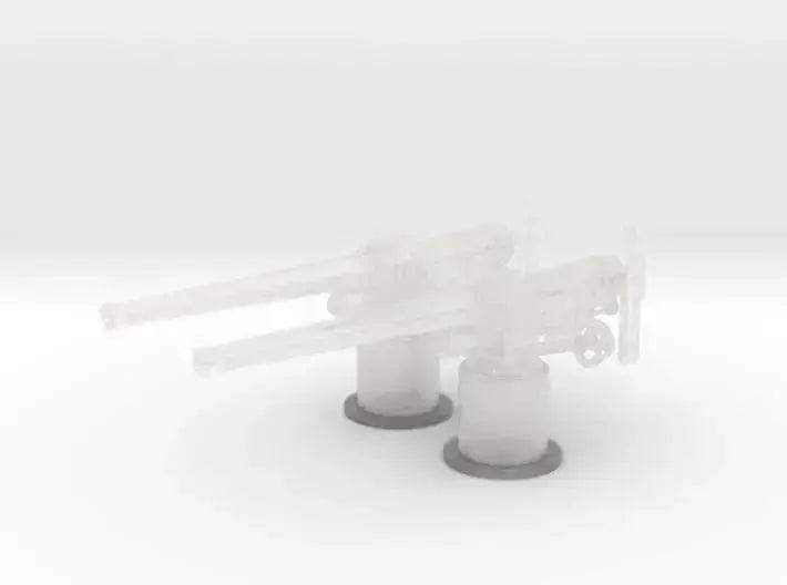 1/72 RN QF 12-pounder (76.2 mm) mount set 2pcs - distefan 3d print