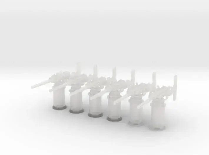 1/72 RN QF 3 pounder (46mm) hotchkiss set 6pcs - distefan 3d print