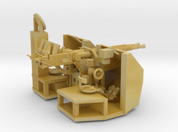 1/72 RN twin 40mm Bofors AA mount - distefan 3d print