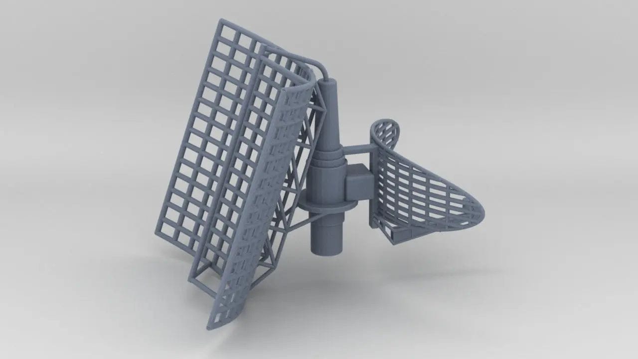 1/72 Russian Kirov Secondary Radar - distefan 3d print