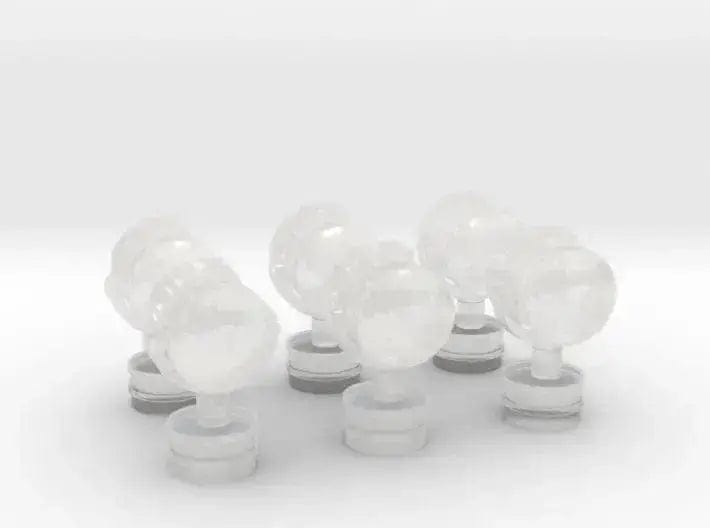 1/72 searchlight small for Greek cruiser set 6pcs - distefan 3d print