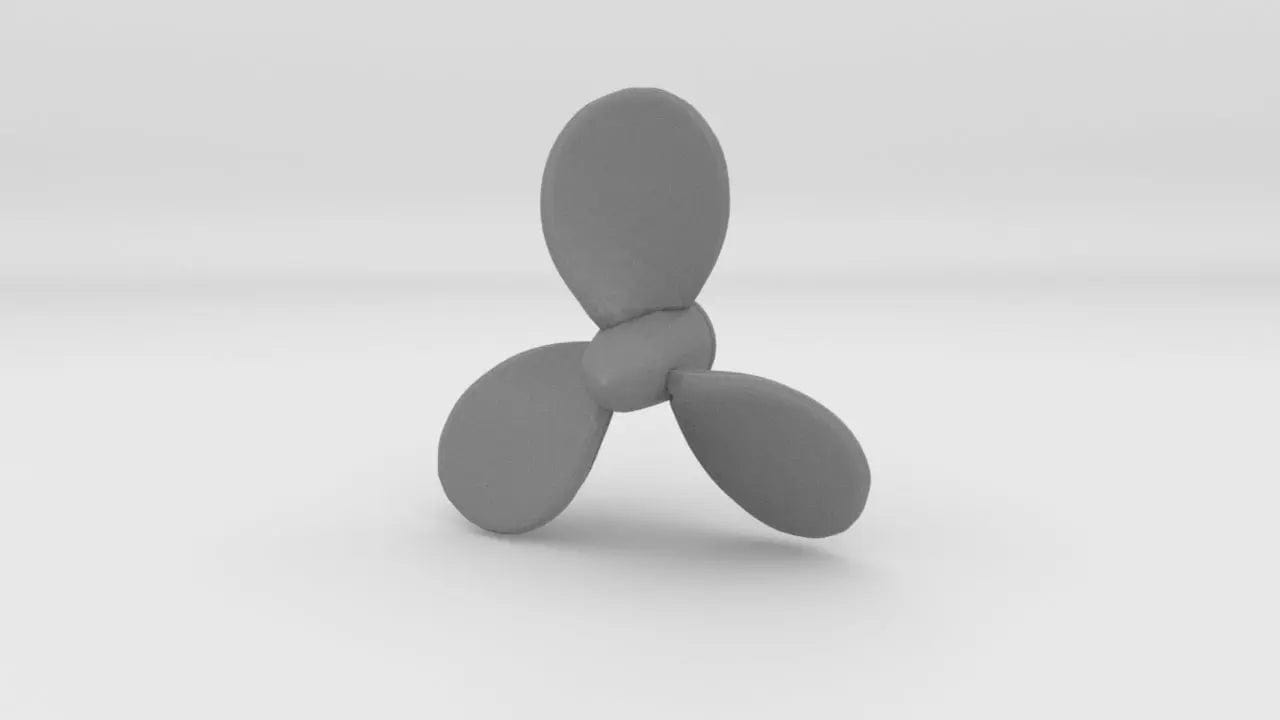 1/72 U-Boot VII propeller R - distefan 3d print