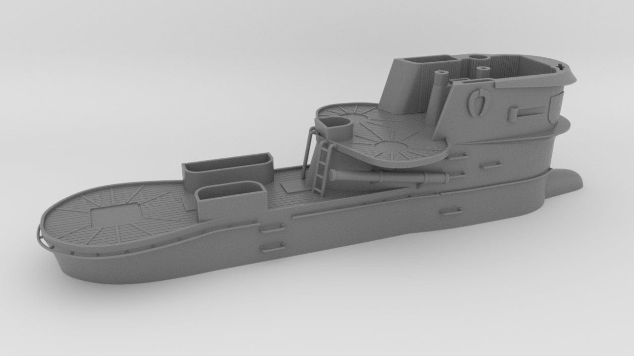 1/72 Uboot IXC U-505 Conning Tower - distefan 3d print