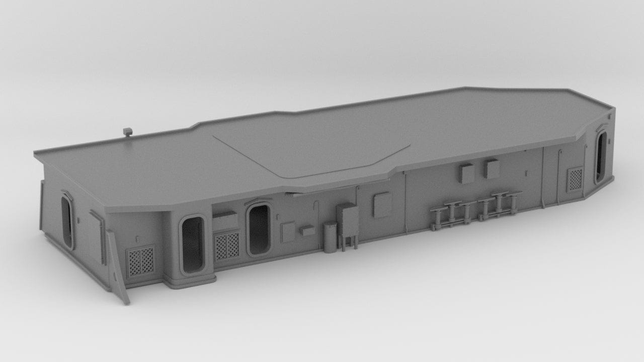 1/72 US Fletcher Structure Aft Deck 1 - distefan 3d print