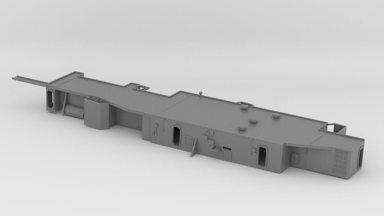 1/72 US Fletcher Structure Amidship Deck 1 - distefan 3d print