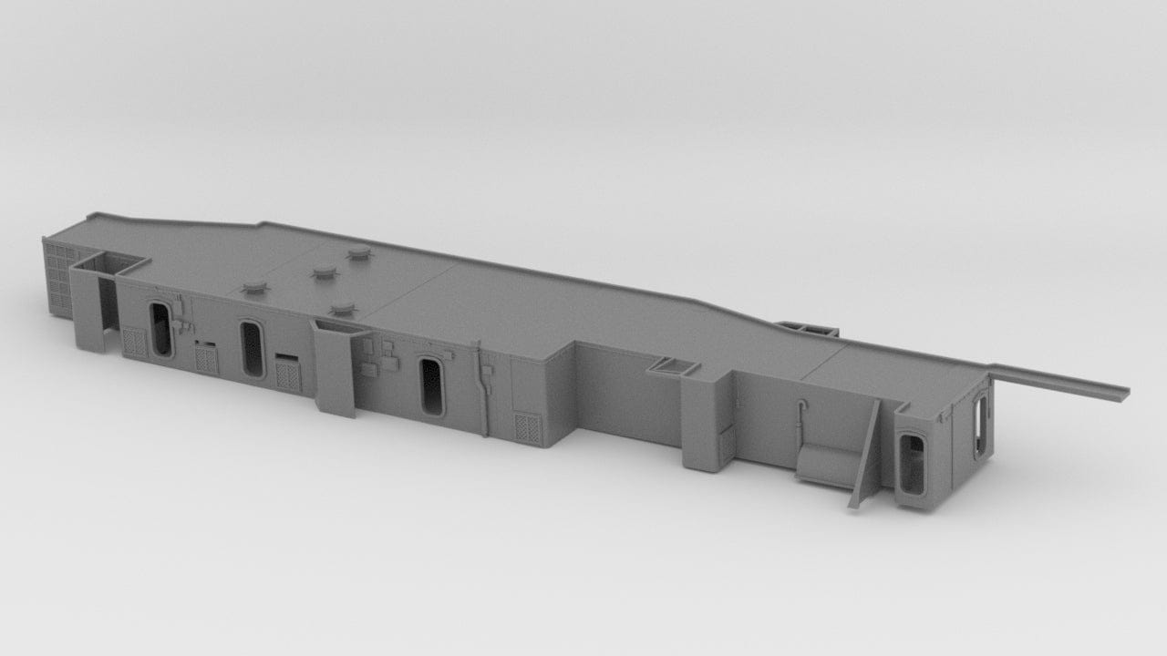 1/72 US Fletcher Structure Amidship Deck 1 - distefan 3d print