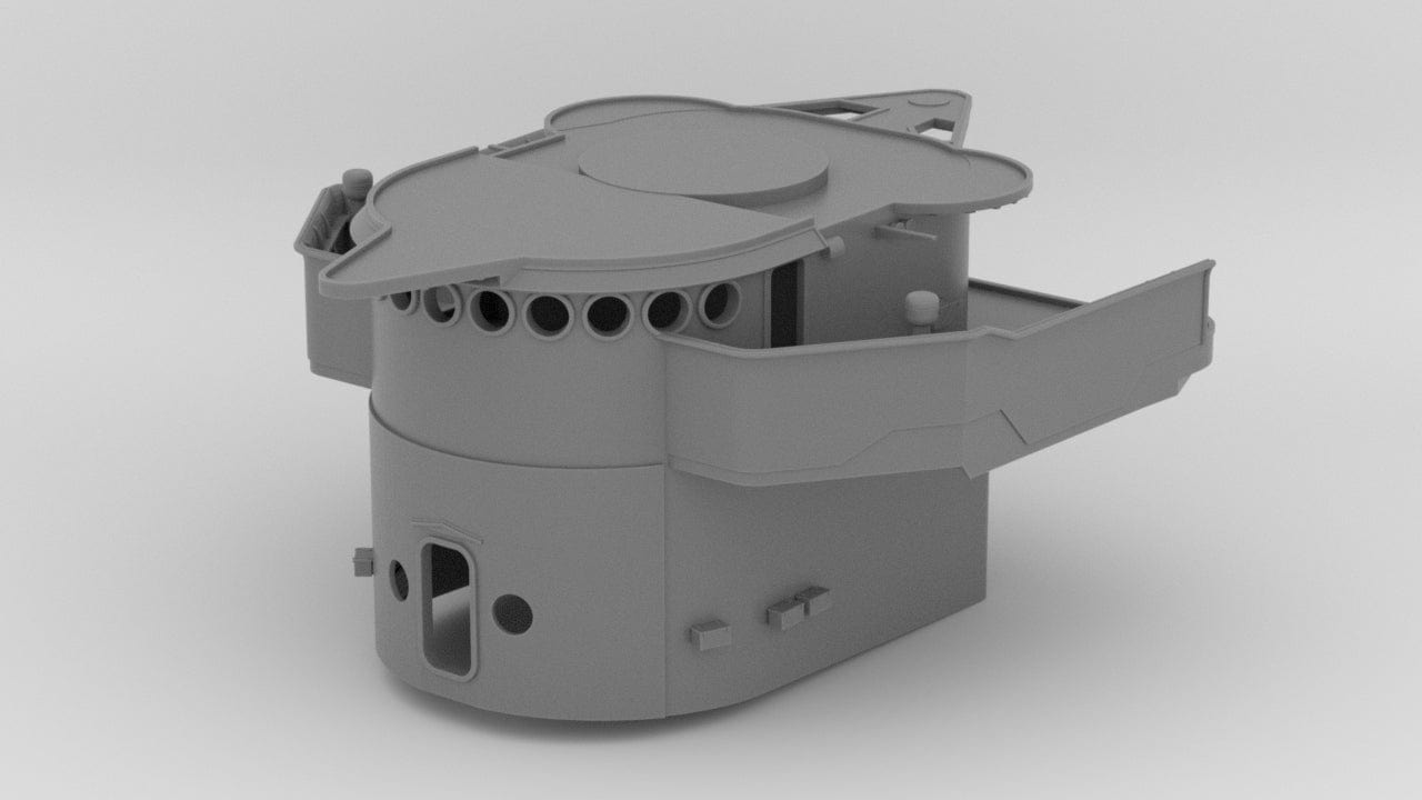 1/72 US Fletcher Structure Forward Bridge - distefan 3d print