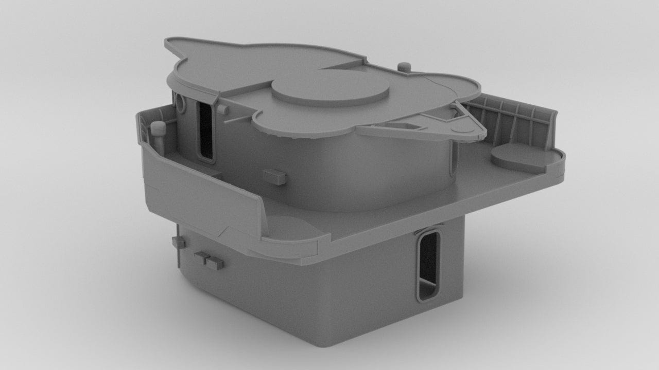 1/72 US Fletcher Structure Forward Bridge - distefan 3d print
