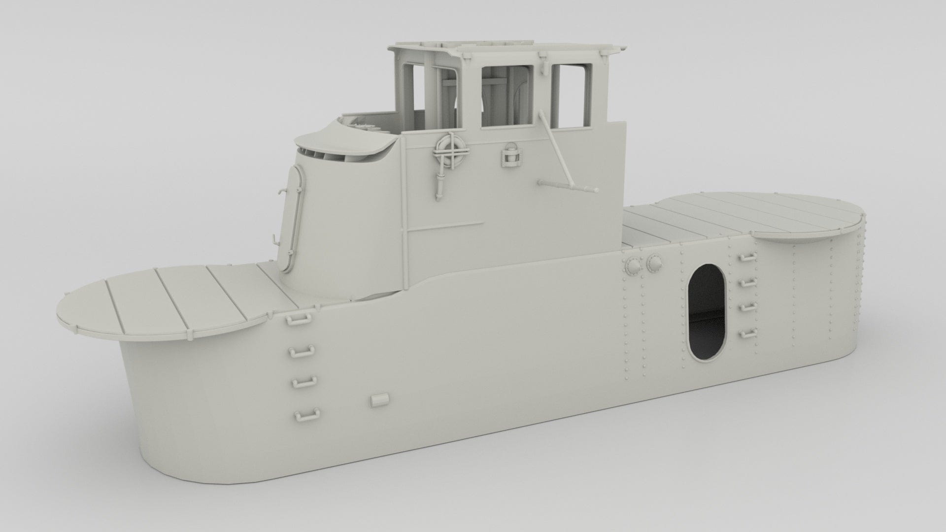 1/72 US Gato Conning Tower - Distefan 3D Print