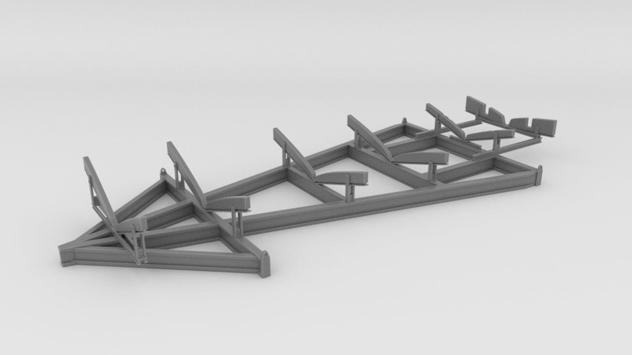 1/72 US PT Boat Cradle - distefan 3d print