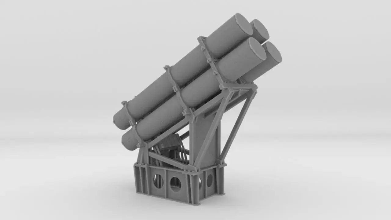 1/72 US Two Harpoon Missile Launchers - distefan 3d print