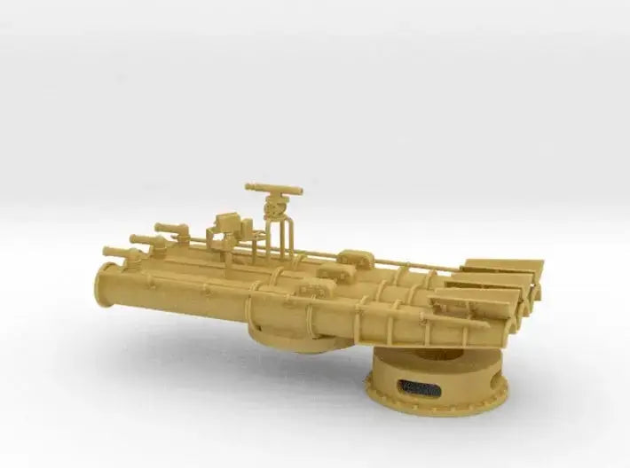 1/72 USN 21 inch Trainable Torpedo Tubes Open - distefan 3d print