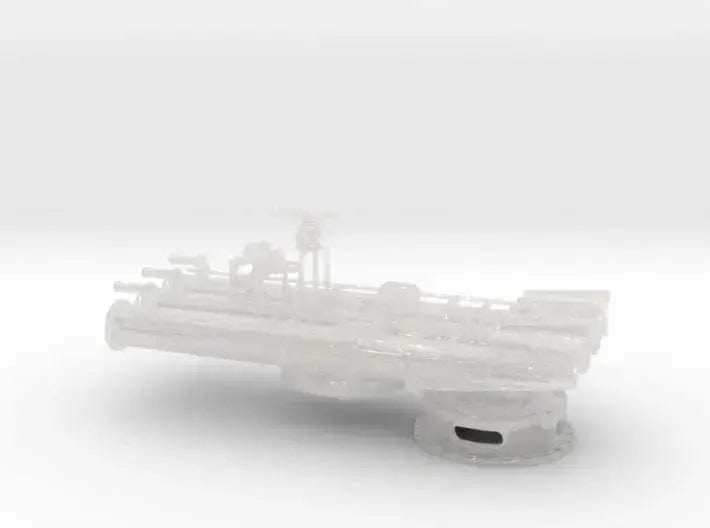 1/72 USN 21 inch Trainable Torpedo Tubes Open - distefan 3d print